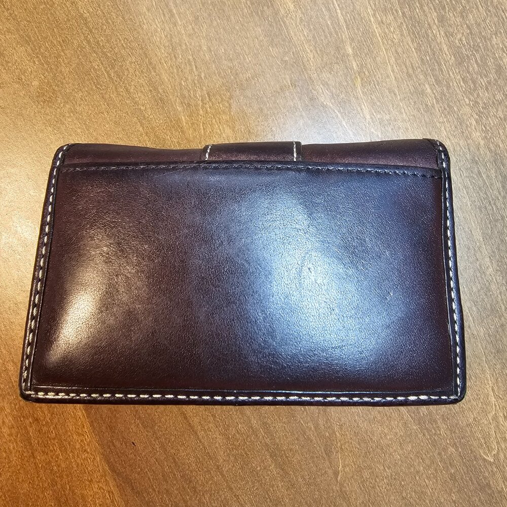 Coach Vintage Leather Key Chain Wallet Brown - Picture 3 of 8